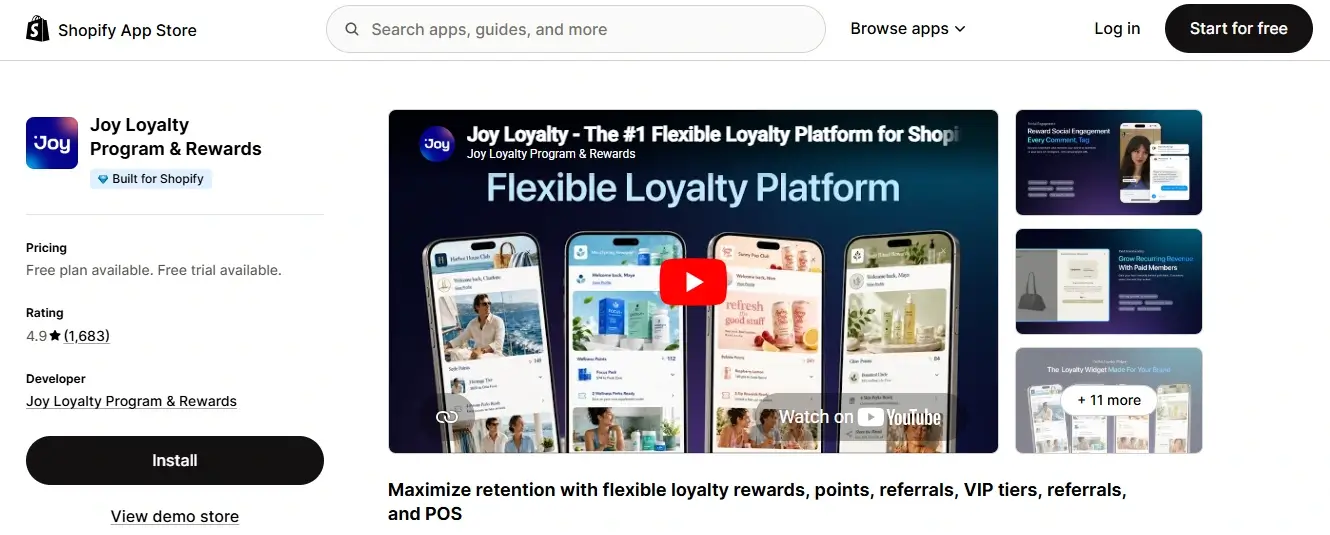 joy loyalty and rewards shopify apps for seasonal sales campaign