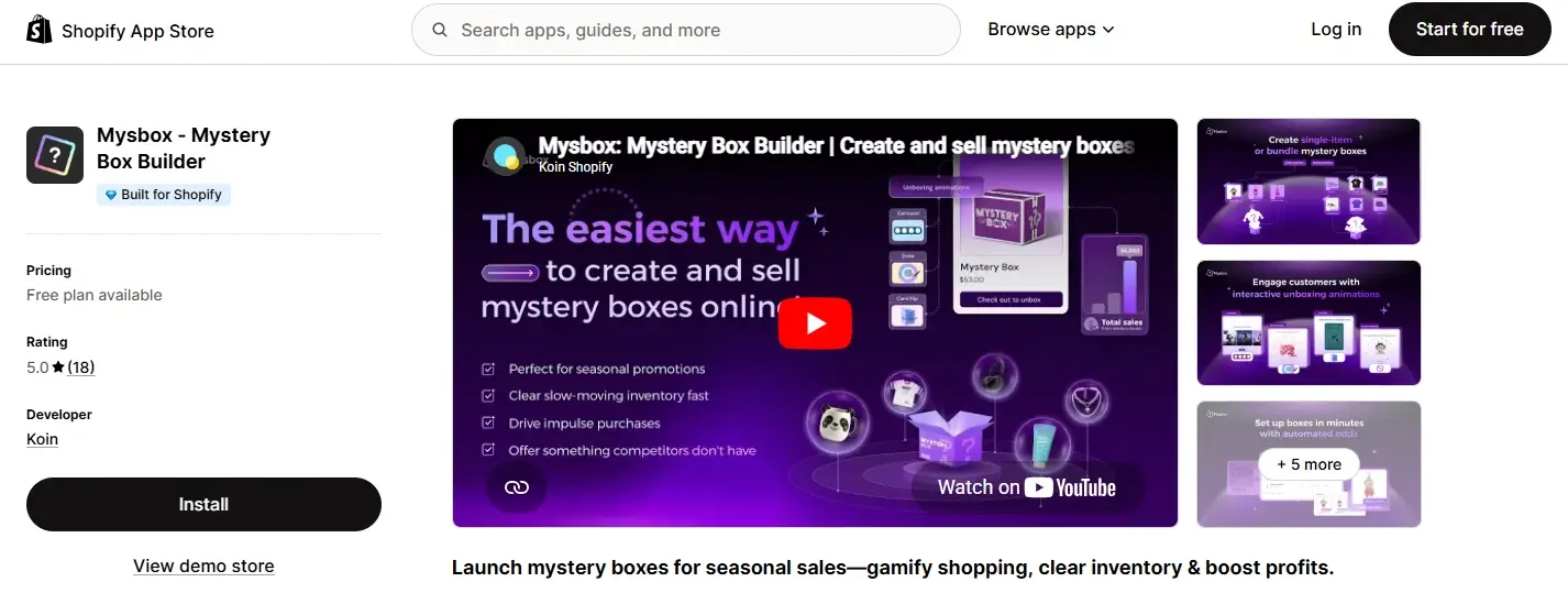 mysbox mystery box builder create mystery boxes with autopicked products