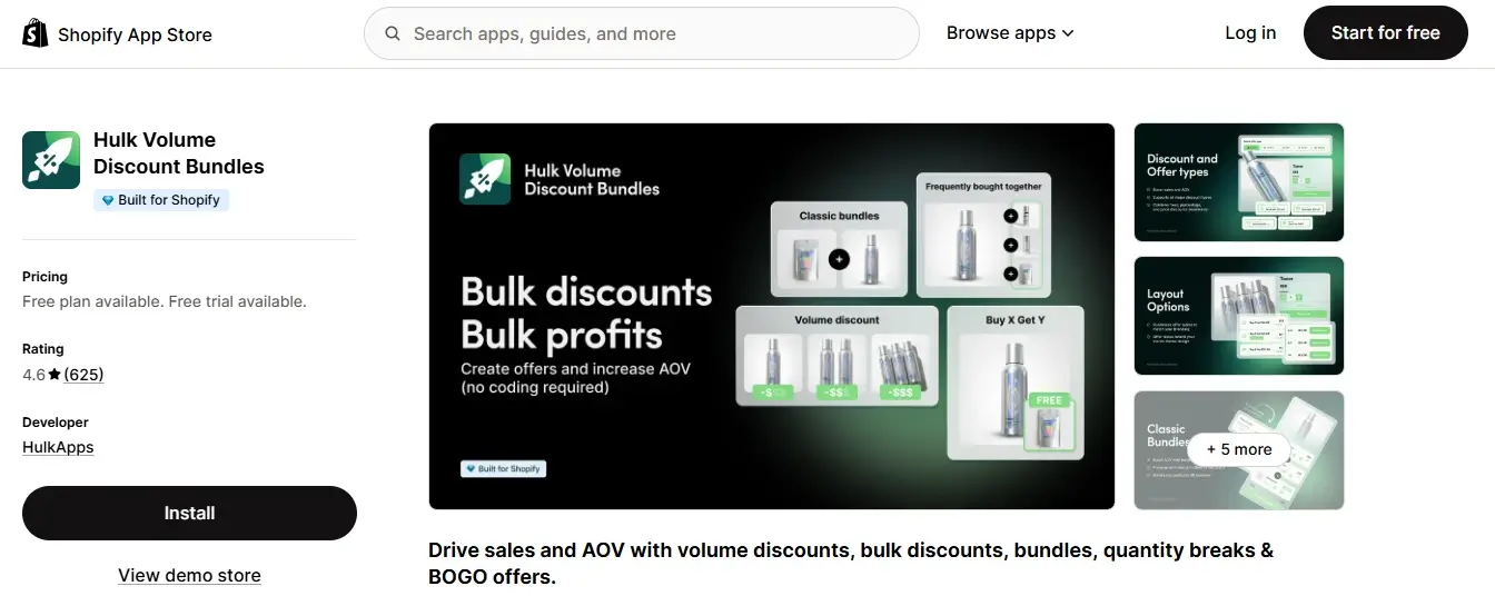 hulk volume discount bundles save with volume discount quantity
