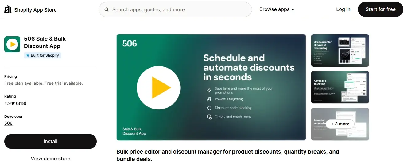 506 sale bulk discount app get sale product discount