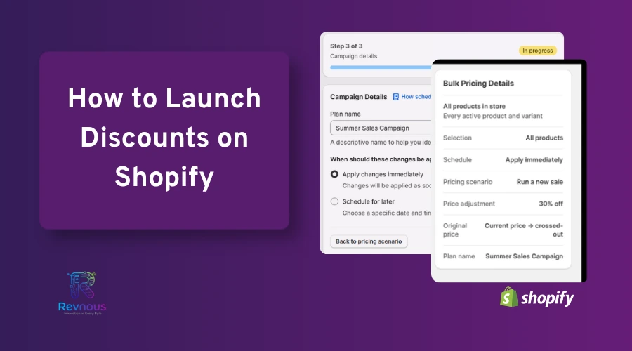 How to Launch a Discount on Shopify - Comprehensive  Guide