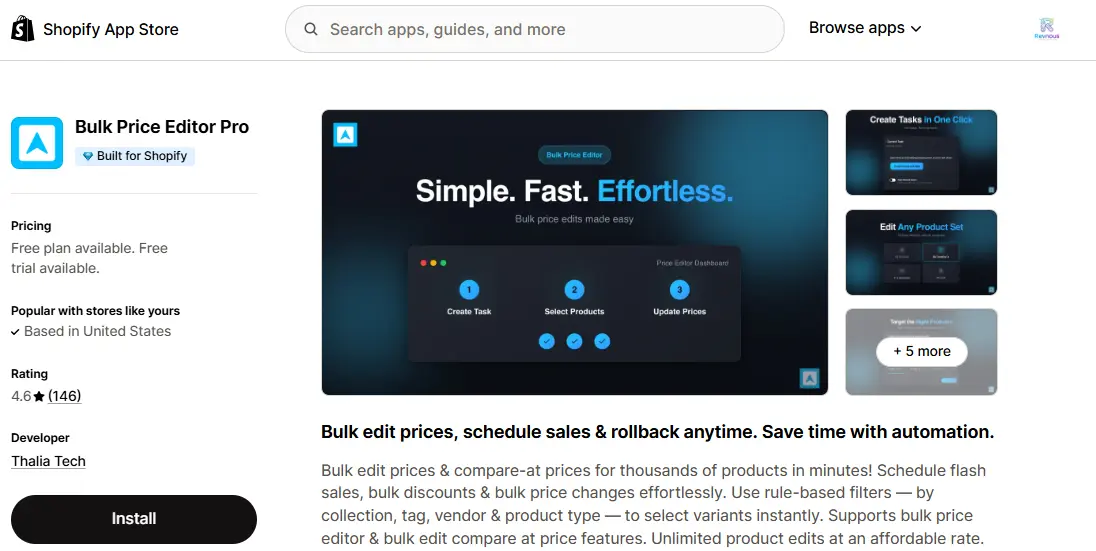 bulk price editor pro shopify app